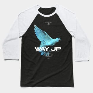 Way Up Flying Bird Baseball T-Shirt